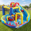 ELEMARA 10 in 1 Inflatable Water Slide Bounce House, Inflatable Bounce House with Blower, Dual Slides & Climbing Walls & Ring-toss Game & 2 Water