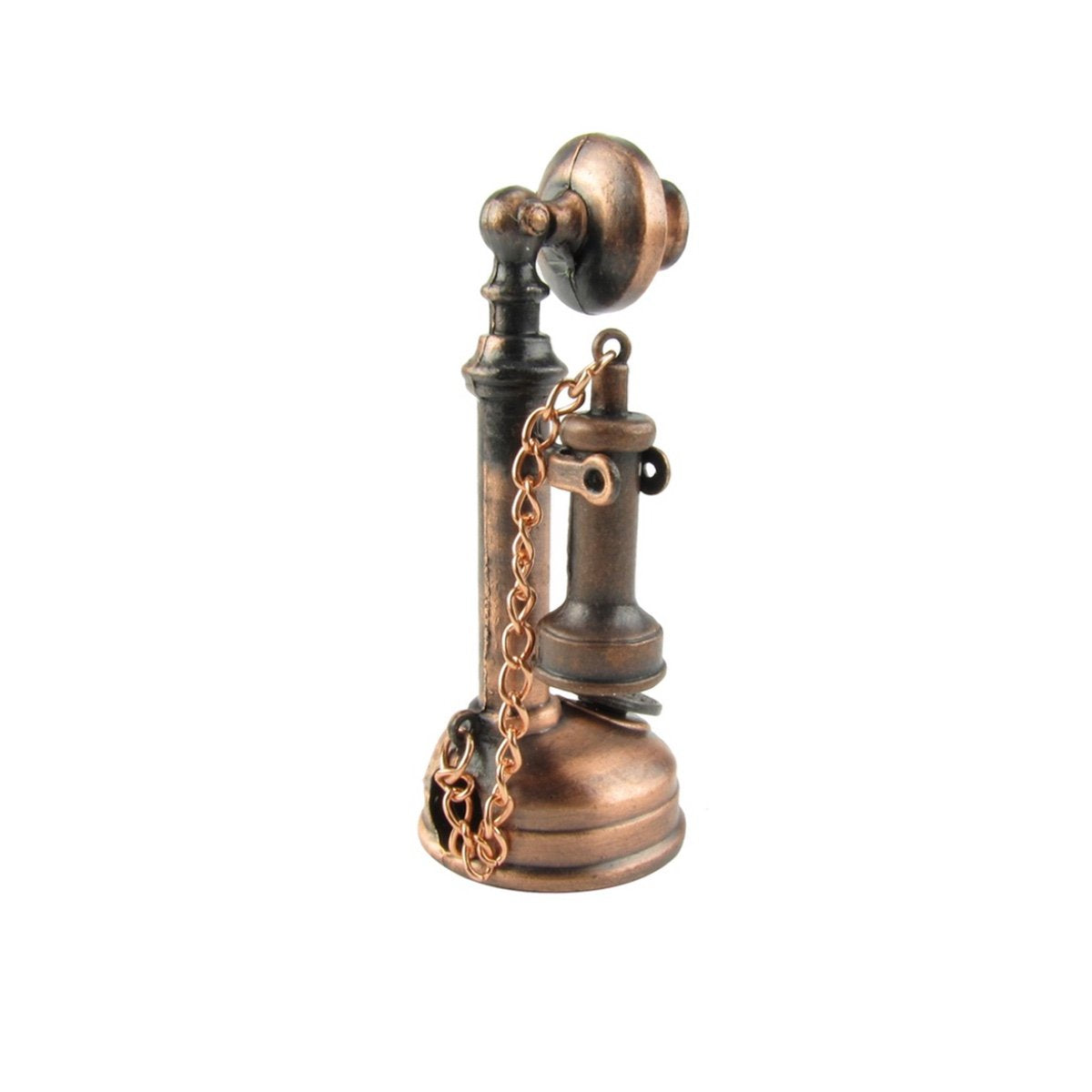 Treasure Gurus 1/4 Scale Dollhouse Miniature Candlestick Phone Metal Telephone Pencil Sharpener
