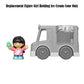 Mattel Replacement Part for Little People Share A Treat Ice Cream Truck - GGT35 ~ Replacement Figure ~ Girl Holding Ice Cream Cone