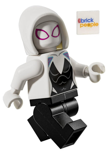 LEGO Superheroes: Ghost Spider (Gwen Stacy) Minifigure with Web Blasts and Drone
