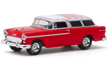 1955 Chevy Nomad Red with White Top Starsky and Hutch (1975-1979) TV Series Hollywood Special Edition 1/64 Diecast Model Car by Greenlight 44855A