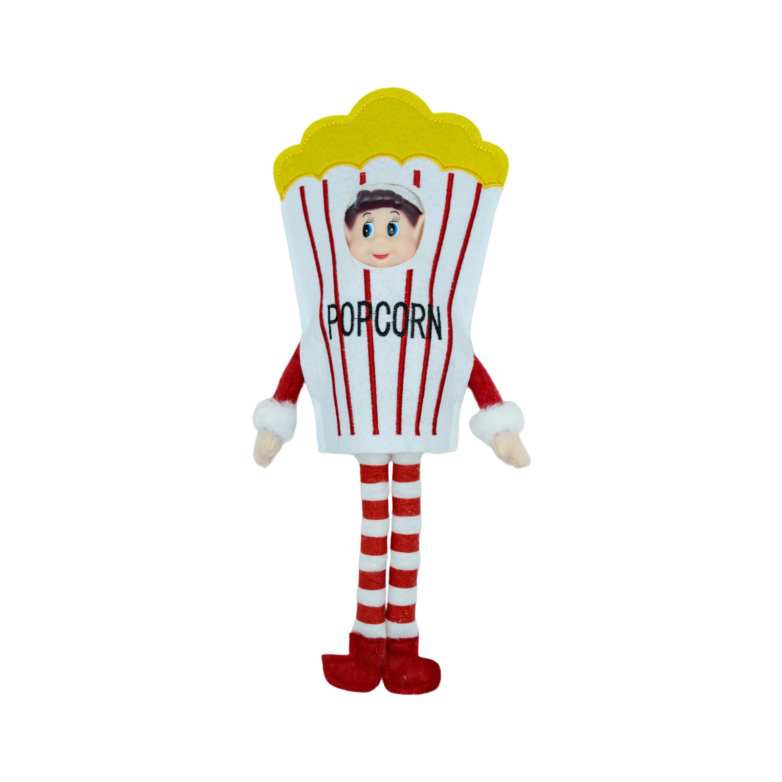 LovelfStory Christmas Elf Doll Accessories Clothes, Sweet Popcorn Couture Outfits for Boy or Girl Elf, Doll Not Included