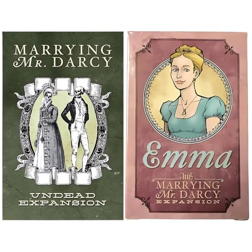 Erika Svanoe Games Marrying Mr. Darcy Board Game Bundle - Undead Expansion and Emma Expansion (2 Items)