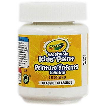 Crayola Washable Kids Paint, 2 oz, White
