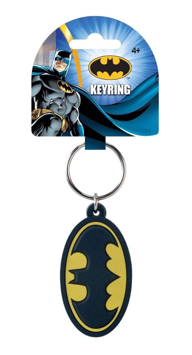 DC Batman Logo Soft Touch PVC Key Ring