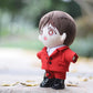 niannyyhouse 20cm Plush Doll Clothes Red Suit Coat Bow Tie White Shirt Pants 8in Soft Stuffed Plush Toys Accessories Dress up (Red, 20cm)