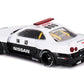 Skyline GT-R (R34) Kaido Works (V2 Aero) RHD (Right Hand Drive) Black and White Japan Police (Designed by Jun Imai) Kaido House Special 1/64 Diecast