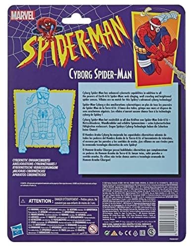 Marvel Legends Retro Vintage Collection 6" Figure Spider-Man & X-Men (Cyborg Spider-Man)