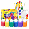 Kids Painting Set, Washable Paint for Kids 6 Colors, 7 Paintbrushes, Paint Palette, Non-Toxic Toddler Painting Set 2 oz Each, Tempera Paints for Art