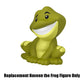Replacement Part for Fisher-Price Little-People Princess Playset - HPL23 ~ Replacement Princess Tiana's Sidekick Naveen The Frog Figure ~ Inspired by
