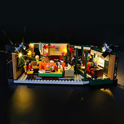 GEAMENT LED Light Kit for Ideas Friends The Television Series Central Perk - Compatible with LEGO 21319 Building Blocks (Model Set Not Included)