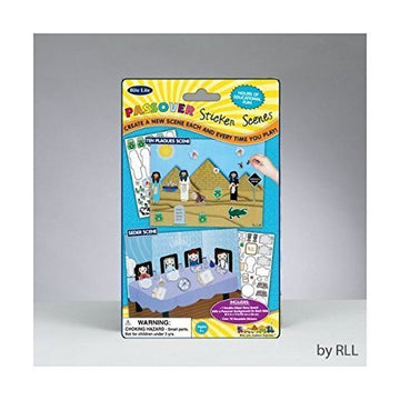 Rite Lite Passover Sticker Scenes - with Reusable Stickers