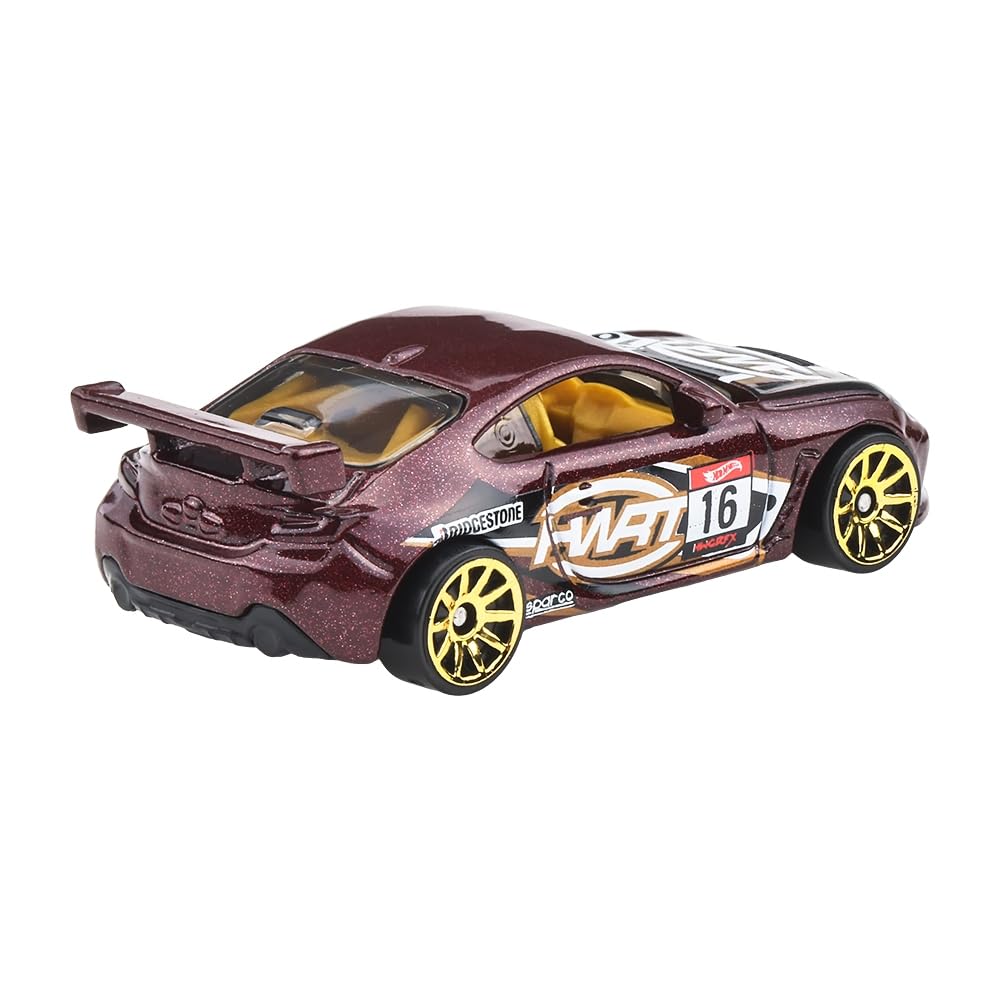 Hot Wheels Basic Car Toyota GR86 Cup Ride On Toy Mini Car Ages 3+ Brown JFN37