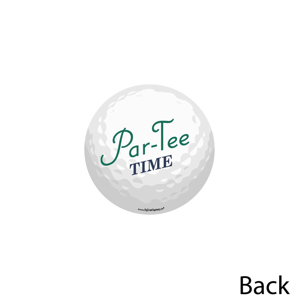 Big Dot of Happiness Par-Tee Time - Golf - Paper Decorations DIY Birthday or Retirement Party Essentials - Set of 20