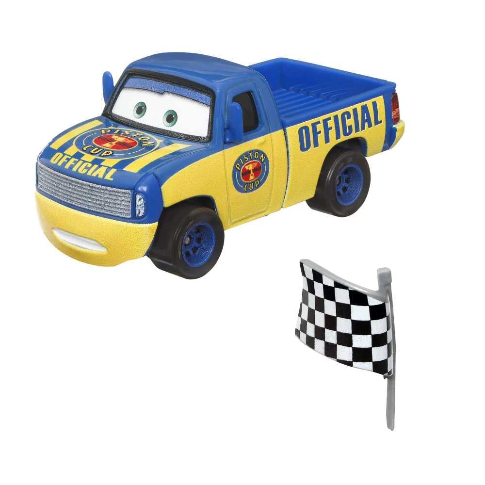 Disney Pixar Cars Dexter Hover con Bandera de Salida