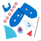 Fun Express Sailboat Craft Kit - Sunday School Crafts for Kids | Ocean Party Favors & Christian Crafts | VBS Vacation Bible School Supplies |