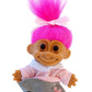 My Lucky 1950's Poodle Skirt 6 Troll Doll (Hot Pink Hair) by Russ Berrie