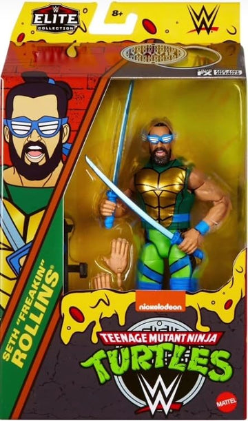 WWE Elite Collection TMNT Seth Freakin Rollins as Leonardo Action Figure