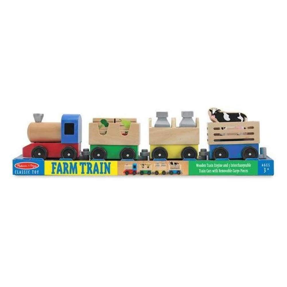 Melissa & Doug, Toy Wooden Farm Train