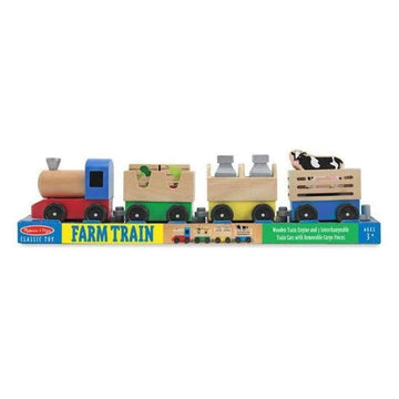 Melissa & Doug, Toy Wooden Farm Train
