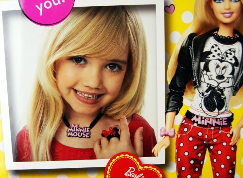 Barbie Doll and Minnie Mouse Love For you. Barbie Loves Disney