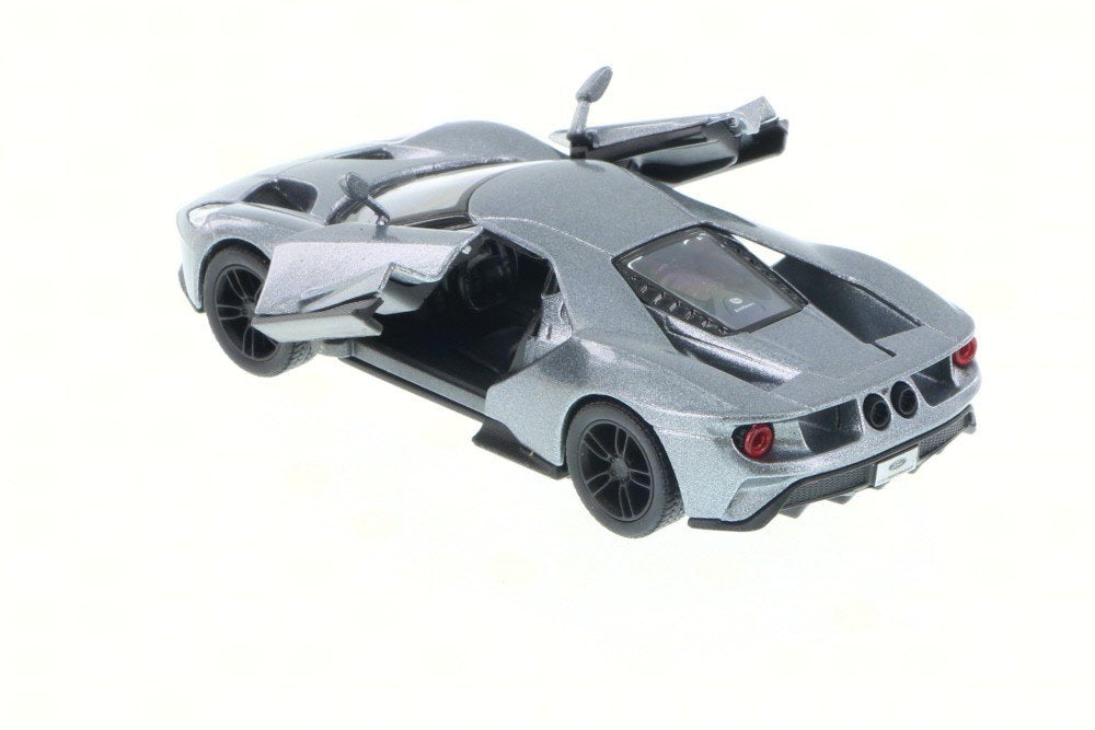KiNSMART - 2017 Ford GT 1:38 Scale 5" Die Cast Model Toy Super Car (Silver)