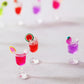 4-Piece 1:12 Scale Mini Bar Set - Hyper-Realistic Resin Wine & Cocktail Bottles for Dollhouse Kitchens, Architectural Models & Photography Props