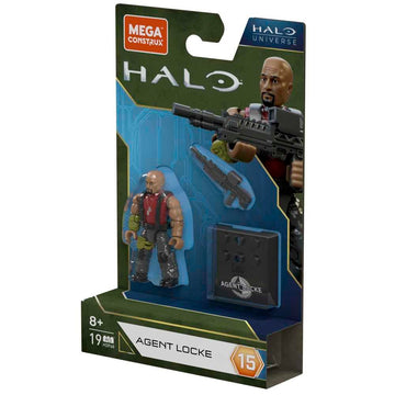 MEGA BLOCKS Agent Locke Halo Universe Figure