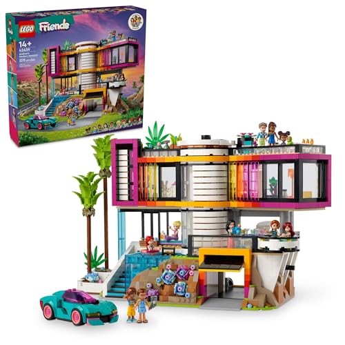 LEGO Friends Andrea's Modern Mansion Doll House - Gift for Christmas - 4 Story Toy House Building Toy Set for Kids, Girls and Boys, Ages 14+ -