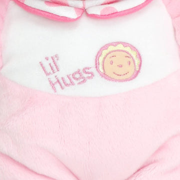 JC Toys Lil’ Hugs Pink Soft Body - Your First Baby Doll - Designed by Berenguer - Ages 0+, 12 inches