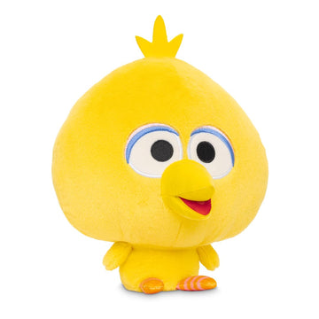 TeeTurtle Cloudheads Big Bird Plush - 8-Inch Official Sesame Street Big Bird Stuffed Animal with Embroidered Details - Soft Cuddly Plush Toys