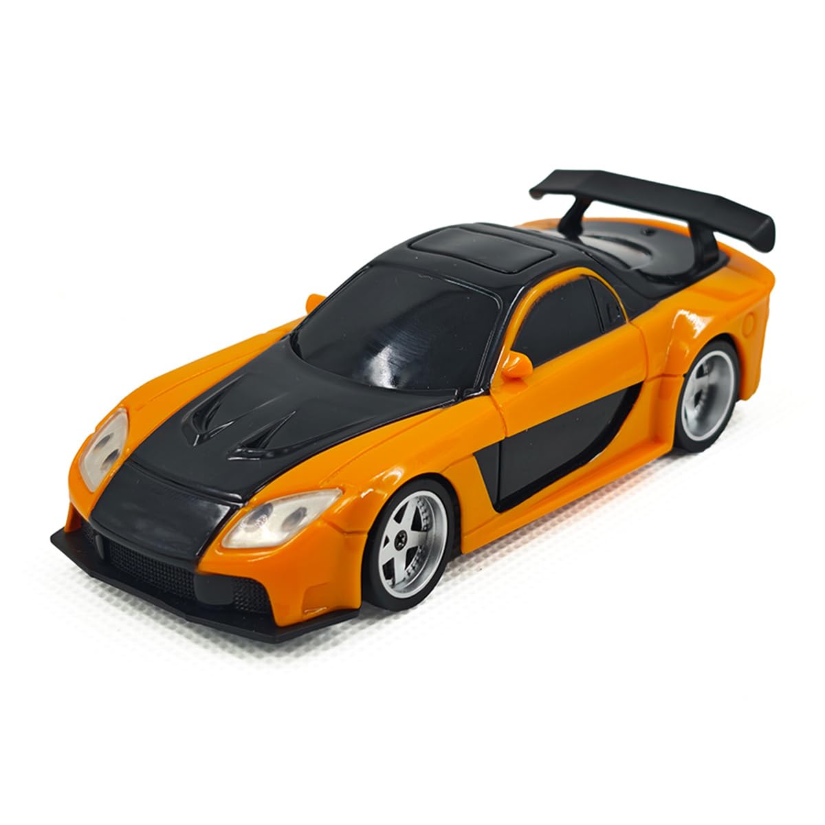 YounggDiy 1/43 4WD Mini RC Drift Car with Gyro, 15 KM/H High Speed Sports Vehicle, 2.4G Full-Proportional Mini Electric RC Racing Car Model with LED