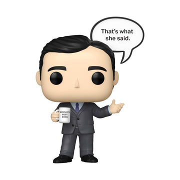 Funko Pop! Sayings: The Office - Michael Scott - Collectable Vinyl Figure - Gift Idea - Official Merchandise - Toys for Kids & Adults - TV Fans