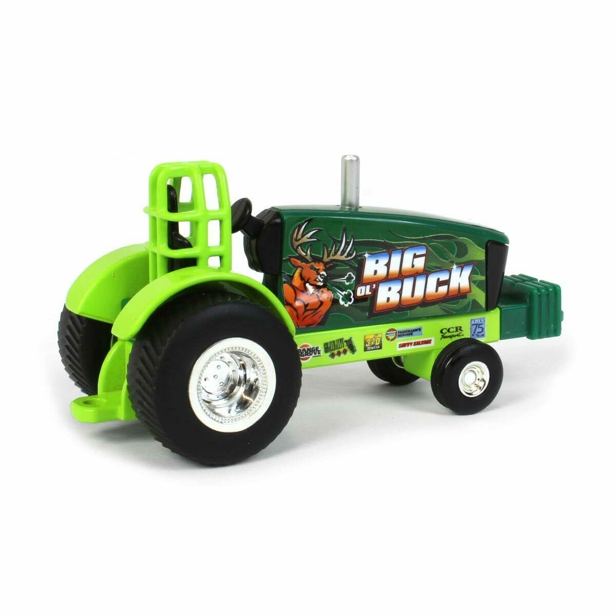 Replacement Parts 1/64 Big Buck Green and Yellow Die-Cast Pulling Tractor 47231 47231