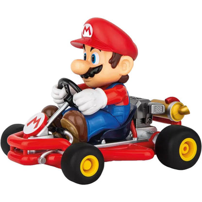 Carrera 200989 RC Official Licensed Kart Pipe Kart Mario 1:18 Scale 2.4 Ghz Remote Radio Control Car with Rechargeable LiFePO4 Battery - Kids Toys