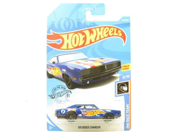 Hot Wheels 2019 Hw Race Team '69 Dodge Charger, 243/250 Blue