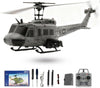 Helidirect RC ERA C032 Huey UH1 6-Axis Gyro Stabilized Optical Sensor Dual Brushless Power RC Aircraft 3D 6CH RC Helicopter RTF for Beginners, Adults