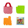 Fisher-Price Replacement Part for Collectible Little People Target Run Dollhouse Playset HXX97 - Replacement Red and White Shopping Bag and 3