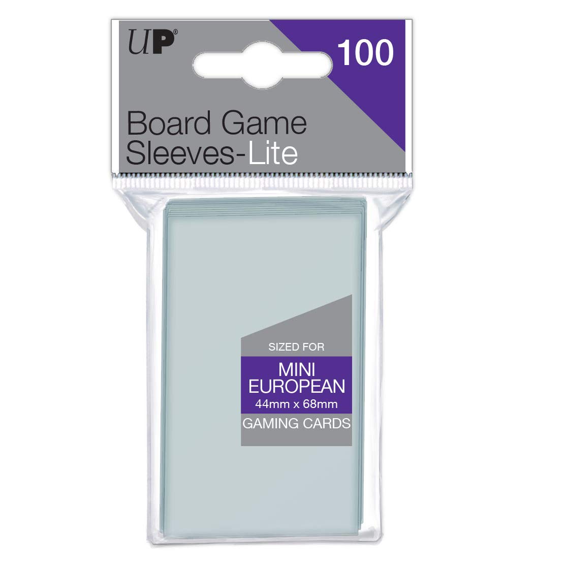 Ultra Pro Mini European Lite Board Game Sleeves (100ct) for 44mm x 68mm Cards