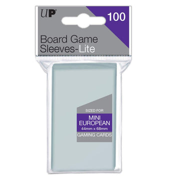 Ultra Pro Mini European Lite Board Game Sleeves (100ct) for 44mm x 68mm Cards