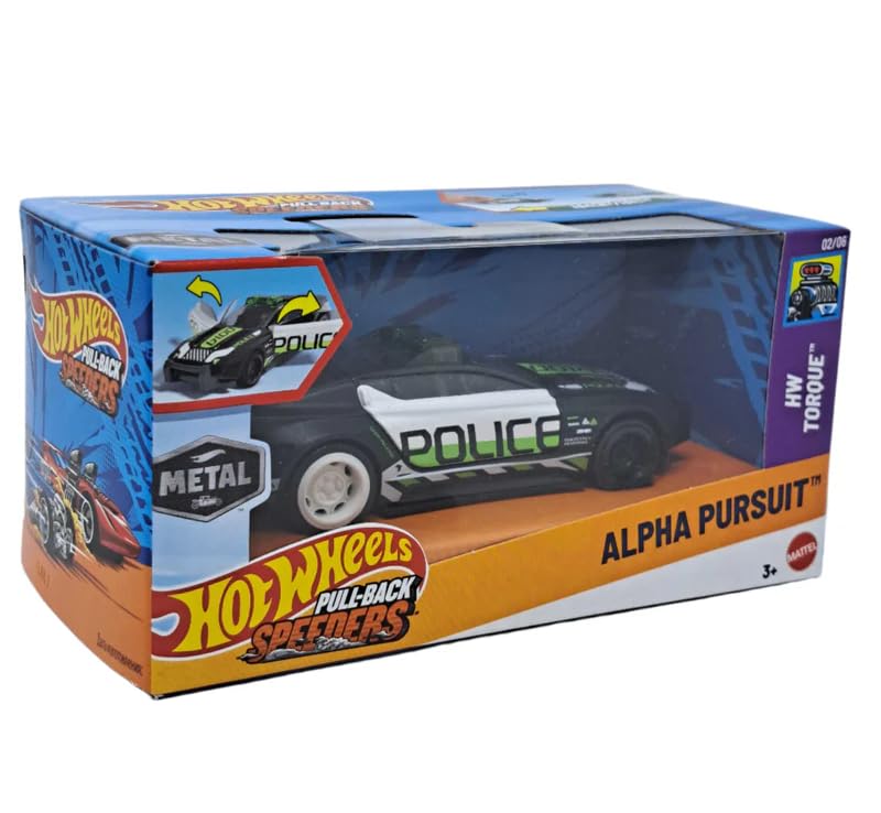 Hot Wheels Pull-Back Speeders Alpha Pursuit