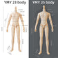 XiDonDon YMY23 YMY25 Male Body Doll Face for Jointed SD BJD Doll ob22,ob24 GSC Replacement Body Dolls Accessories (23 White)