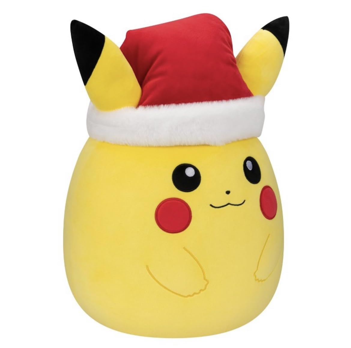 Squishmallows Pokémon Pikachu Christmas Holiday Plush with Santa Hat 14"