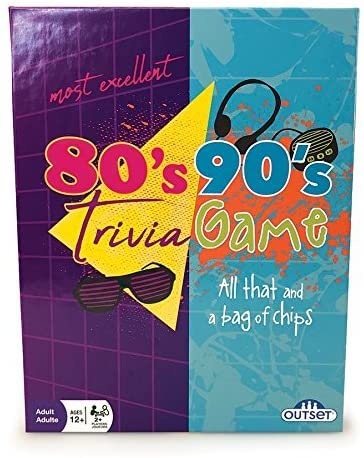 80’s 90’s Trivia Party Game (Amazon Exclusive) - Contains 1,000 Questions - 2 or More Players for Ages 12 and up by Outset Media.