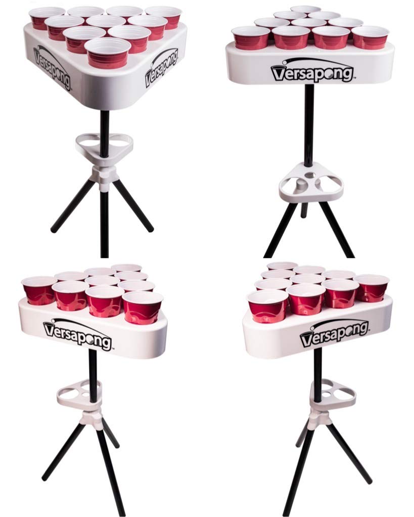 Versapong Portable Beer Pong Table/Tailgate Game with Backpack Carry Case and Balls