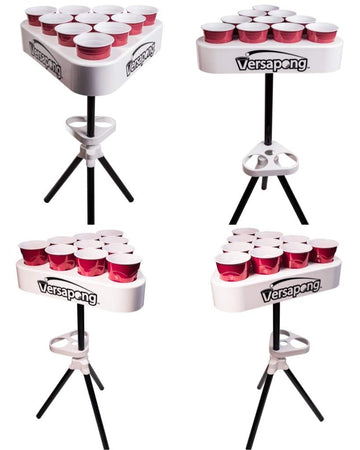 Versapong Portable Beer Pong Table/Tailgate Game with Backpack Carry Case and Balls