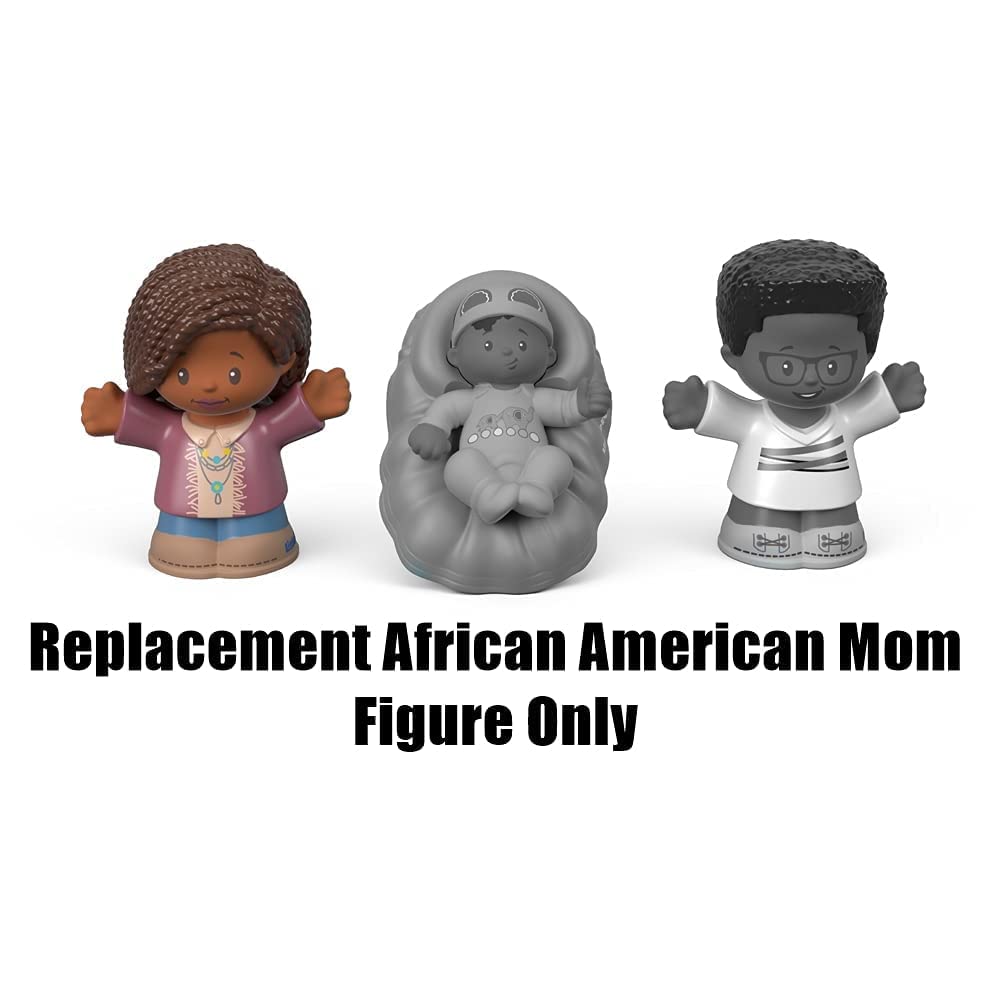 Mattel Replacement Part for Little People Big Helpers Family Playset - FRM74 ~ African American ~ Replacement Mom Figure