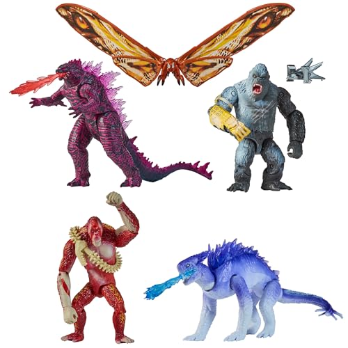 PlayMates Godzilla x Kong: Basic Figure 5-Pack Toys