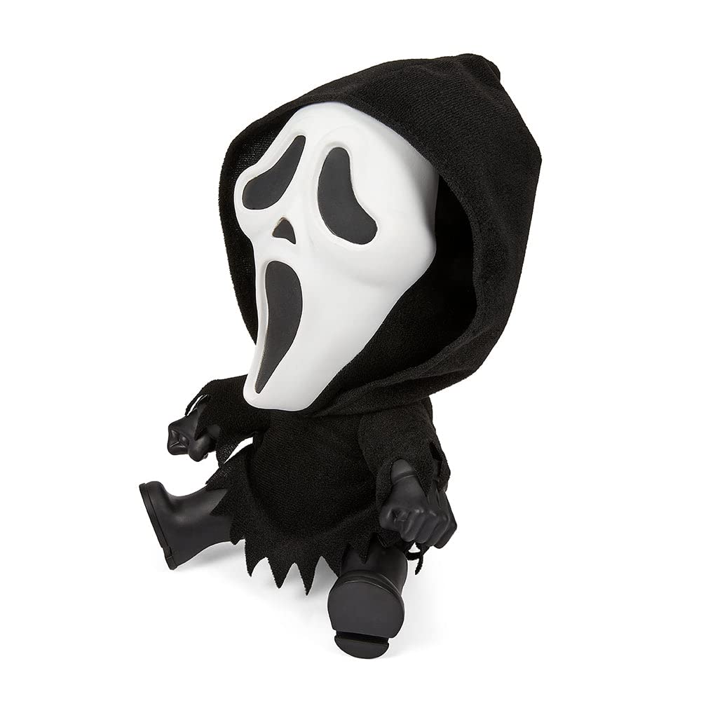 Kidrobot Ghost Face Glow in The Dark 8 Inch Roto Phunny Plush