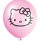 Hello Kitty Latex Balloons - 12", 8 Count, Vibrant Birthday Party Decorations